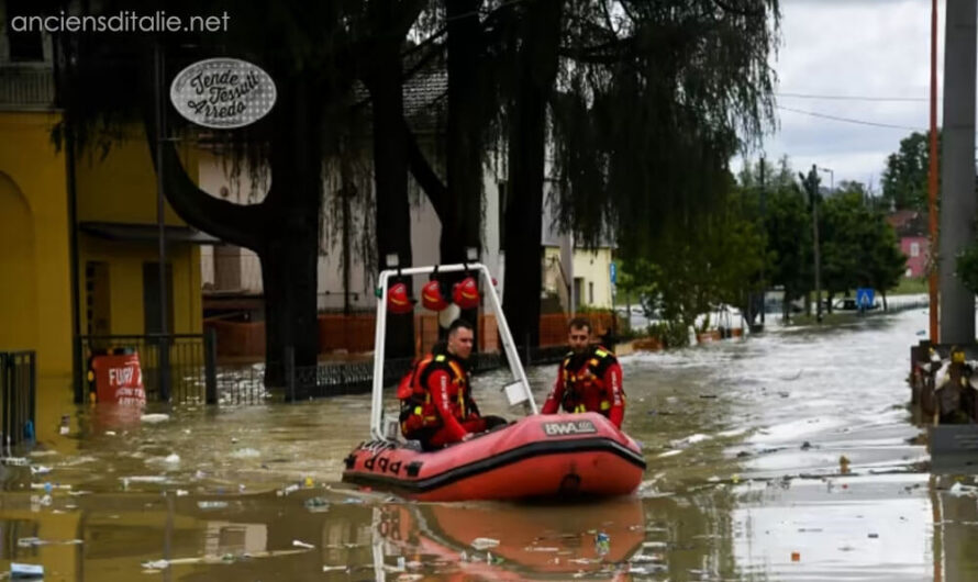 ยอดผู้เสียชีวิตจากน้ำท่วมในอิตาลีพุ่งเป็น 13 คน