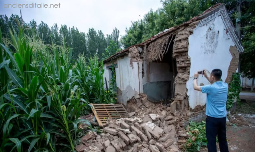 อาคารพังถล่มเนื่องจากแผ่นดินไหวขนาด 5.4 ทางตะวันออกของจีน