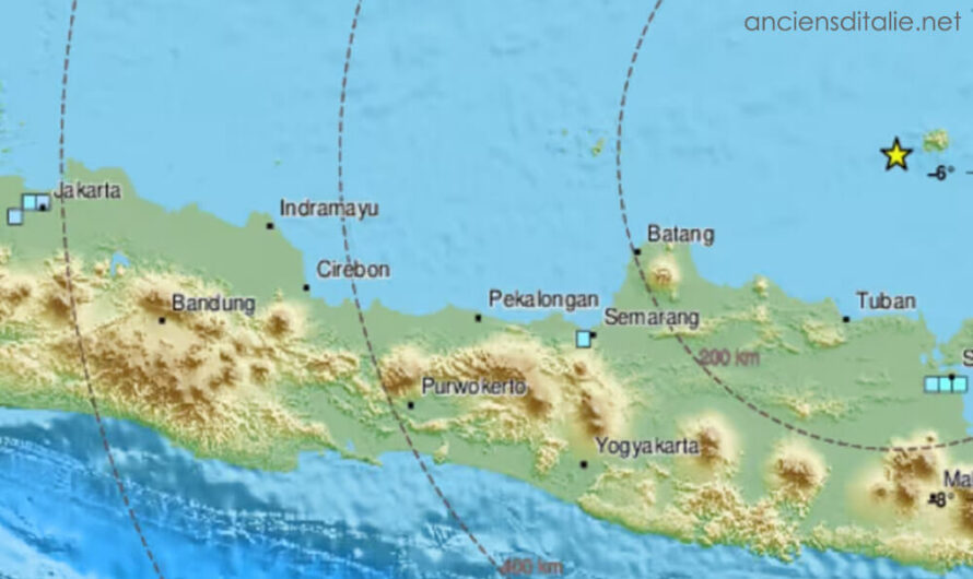 แผ่นดินไหวขนาด 6.4 นอกชายฝั่งเกาะชวาของอินโดนีเซีย